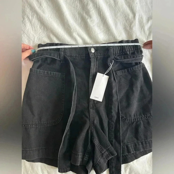 Mango Paperbag Shorts with Belt NWT - Picture 9 of 11